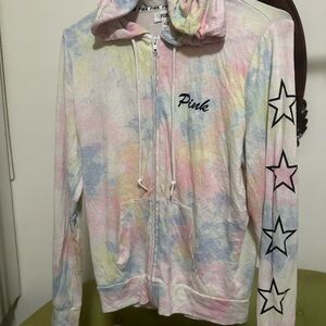 PINK Victoria's Secret Pastel Tie-Dye Hoodie